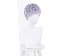 Tokyo Revengers Cosplay Wig Takashi Mitsuya Cosplay Headwear Purple Wig Heat Synthetic Fiber Hair Wig Cap Cos Prop