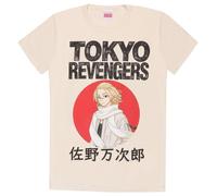 Tokyo Revengers Manjiro Sano Red Circle T-Shirt sand XXL