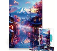 Tokyo Serenity Peaceful 1000 Piece Jigsaws for Teenagers Puzzle Wise Think Toy Simple Fun Tight Cut Santa Wish Pick (38x26cm)