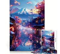 Tokyo Serenity Peaceful 1000 Piece Jigsaws for Teenagers Puzzle Wise Think Toy Simple Fun Tight Cut Santa Wish Pick (38x26cm)