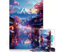 Tokyo Serenity Peaceful Teenager Jigsaw Puzzles 1000 Pieces Memory Boost Home Activity Pattern Assembly Perfect Present (38x52cm)