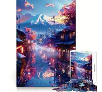 Tokyo Serenity Peaceful Teenager Jigsaw Puzzles 1000 Pieces Memory Boost Home Activity Pattern Assembly Perfect Present (38x52cm)