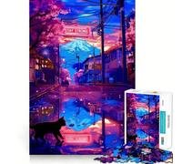 Tokyo Serenity Tranquility 1000 Teenager Pieces Jigsaw Puzzle Mind Exercise Toy Bonding Time Precision Cut Art Collection Piece (50x75cm)