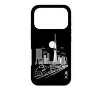Tokyo Skyline Japan Landmarks Skytree Tower Shinkansen Case for iPhone 17 Pro