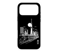 Tokyo Skyline Japan Landmarks Skytree Tower Shinkansen Case for iPhone 17 Pro Max