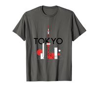 Tokyo Skyline Minimal City Art T-Shirt