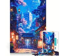 Tokyo Spring 1000 Piece Jigsaw Puzzles for Adults Jigsaw Thought Toy Indoor Fun Accurate Edge Art Collectible (38x26cm)