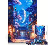 Tokyo Spring 1000 Piece Jigsaw Puzzles for Adults Jigsaw Thought Toy Indoor Fun Accurate Edge Art Collectible (38x26cm)