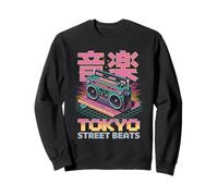 Tokyo Street Beats Pop Culture Japanese Aesthetic Sweatshirt