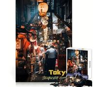 Tokyo Street Food Night Jigsaw Puzzles 1000 Pieces for Adults Think Smart Toy Indoor Play Accurate Cut Lovely Gift (50x75cm)