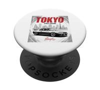 Tokyo Street Racing Car Design for Auto Enthusiasts PopSockets Adhesive PopGrip