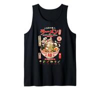 Tokyo Style Ramen Cat Japanese Noodles Kawaii Food Art Tank Top