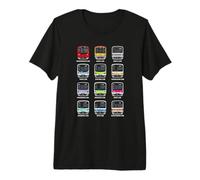 Tokyo Subway Train Front View Marunouchi Ginza Hibiya Oedo Premium T-Shirt