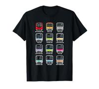 Tokyo Subway Train Front View Marunouchi Ginza Hibiya Oedo T-Shirt