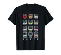Tokyo Subway Train Front View Marunouchi Ginza Hibiya Oedo T-Shirt