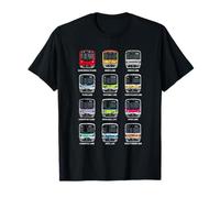 Tokyo Subway Train Front View Marunouchi Ginza Hibiya Oedo T-Shirt