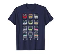 Tokyo Subway Train Front View Marunouchi Ginza Hibiya Oedo T-Shirt