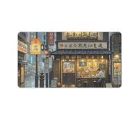 Tokyo Teahouse Desk Mat 40X75cm, Non-Slip Rubber Base with Stitched Edges, Waterproof Desk Pad for Keyboard & Mouse, Large Mouse Pad for Office Gaming