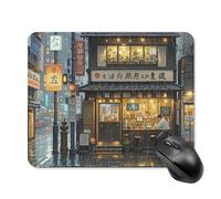 Tokyo Teahouse Mouse Pad - Non-Slip Rubber Base Ultra-Thin Desk Mat Waterproof & Portable Mousepad for Gaming, Office, Design 20 * 25cm