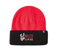 Tokyo Time Men's Misfits Gaming Beanie in Red Tokyo Time Red One Size
