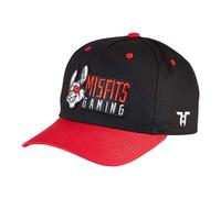 Tokyo Time Men's Misfits Gaming Logo Baseball Cap in Black Tokyo Time Black One Size