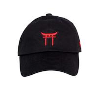 Tokyo Time Men's Temple Baseball Cap in Black Tokyo Time Black One Size