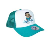 Tokyo Time Men's Tua Tagovalioa NFLPA Mesh Back Trucker Cap in White Tokyo Time White One Size