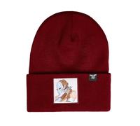 Tokyo Time Men's Vega Street Fighter 2 Beanie in Maroon Tokyo Time Maroon One Size