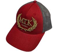 Tokyo Time Unisex Adult MTK Global Mesh Back Cap (One Size) (Grey/Red)