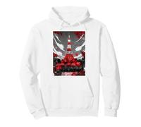 Tokyo Tower Japanese Style Aesthetic Art Asian Pullover Hoodie