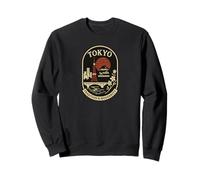 Tokyo Tradition & Modernity Retro Japan Emblem Sweatshirt
