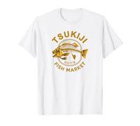 Tokyo Tsukiji Fish Market Japan Retro T-Shirt