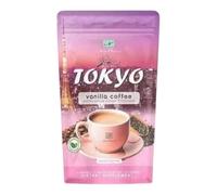 Tokyo Vanilla Coffee with Glutathione, Collagen & Chia Seeds - Metabolism Support, Appetite Control & Skin Nourishment - Slimming Coffee for Women & Men - 10 Sachets per Box