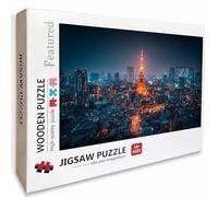Tokyo Wooden Jigsaw Puzzles 122x81cm, Night View Jigsaw Puzzles 3000 Piece for Adults with Box, Educational Challenging Game, Gifts for Teens, Back Lettering Easy to Distinguish, Home Decor, 8-8837