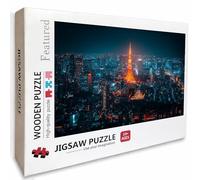 Tokyo Wooden Jigsaw Puzzles 48x32in, Night View Jigsaw Puzzles 3000 Pieces for Adults with Box, Educational Challenging Game, Back Lettering Easy to Distinguish, Summer Gifts, Beautiful Decor, C-7326