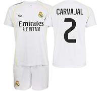TokyRu Sports Real Madrid Official Replica Team 1st Team Kit - Carvagal No.2 - Size 8