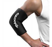 Tolaccea Knee Ice Pack & Elbow Ice Pack Support Brace for Hot & Cold Compress Therapy, Compression Sleeve Reusable Gel Pack for Injury Cold Wrap for Knee Calf Elbow (Black,L)