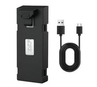 Toladrone 3.7V 1600mAh Rechargeable Drone Battery Compatible for Models TD12PRO, Replacement Original Lithium Modular Battery with USB Charging Cable, Easy to Replace