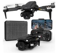 Toladrone Drone for Beginners, Drone with Camera 4K Foldable Mini Drones with Optical Flow Positioning, Headless Mode, One-key Takeoff/Landing, Brushless Motor Drones for Adults, TD12PRO