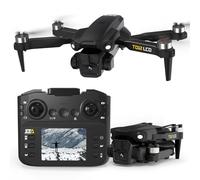 Toladrone TD12LCD Drone with Camera 4K, Drones for Adults with Optical Flow Positioning Brushless Motor LCD Screen Transmission, Foldable Quadcopter for Beginners Under 249g