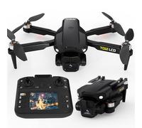 Toladrone TD12LCD Drone with LCD Screen Remote Control Drones with Camera for Adults Brushless Motor Digital Image Transmission RC Quadcopter for Beginners