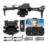 Toladrone TD12PRO Drone with Camera 1080P, Brushless Motor Drones for Adults 90° Motorised Adjustable Level 3 Wind Resistance APP Control Foldable Quadcopter for Beginners