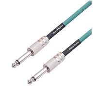 Tolaily Electric Guitar Cord 6.35mm Mono Plug Connect Cable for Guitar Bass Drum Audio Device, 5 Meter