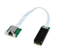 Tolaily M.2 B+M AQC107 Network Card Single-Port 10GbE Network Card RJ45 Ethernet Network Adapter AQC107 Industrial Control Grade Server Network Card