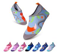 Tolaler Water Shoes Kids, Anti-Slip Thickened Sole Beach Shoes Kids Soft Durable Quick Dry Aqua Socks for Beach Swimming Pool Seaside Holiday Essentials