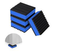 ToLanbbt 4 Pack Rubber Anti Vibration Pads 2'' x 2'' Heavy Duty EVA Mechanical Vibration Damping Isolator Pads 7/8" T Absorbing Mats for Compressor, Air Conditioner, Washing Machine, Dryer, Treadmill