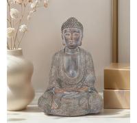 Tolatr Buddha Statue Outdoor,Zen Garden Decor Buddha Sculpture for Home Meditation Decor Buda Decoration for Patio Desk Porch Yard Art Resin Decoration(8.66 Inch)