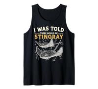 Told There Would Be Stingray Sea Ocean Animal Manta Ray Tank Top