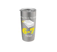 Told You Its in The Syllabus Professor Educator Teacher Stainless Steel Insulated Tumbler