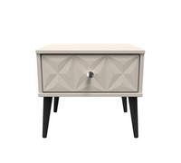 Toledo 1 Drawer Bedside In Kashmir Matt (Ready Assembled)